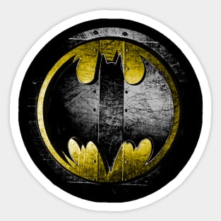 Bat Scrap Metal Sticker